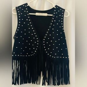 Idyllwind Black Vest with Silver Accents